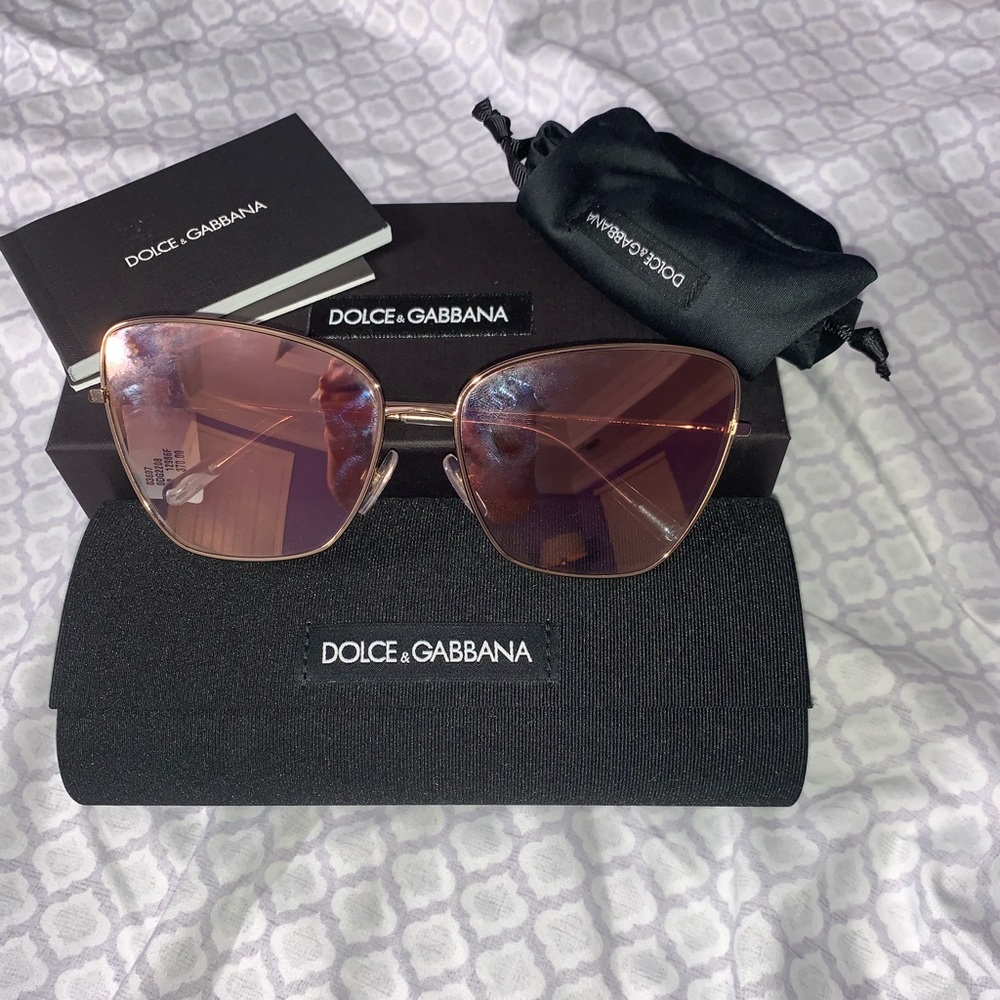 Dolce and Gabbana women sunglasses cateyes